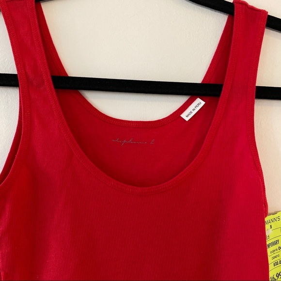 Stephanie B Red Tank Top New with Tags Size S - Picture 2 of 3